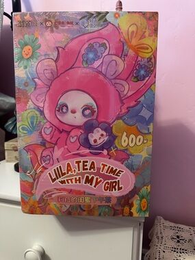 Blind Box Liila Toys "Tea Time With My Girl" 600% series collectible plush doll.